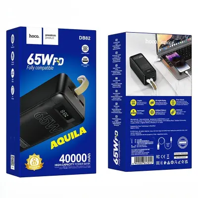 Hoco DB82 40000mAh 65W PD Fast Charging Power Bank